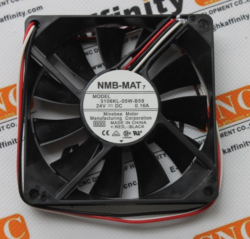 Wentylator chłodzący NMB-MAT 3106KL-05W-B59 24V 0.16A 3-piny DC - Zdjęcie 6 z 6
