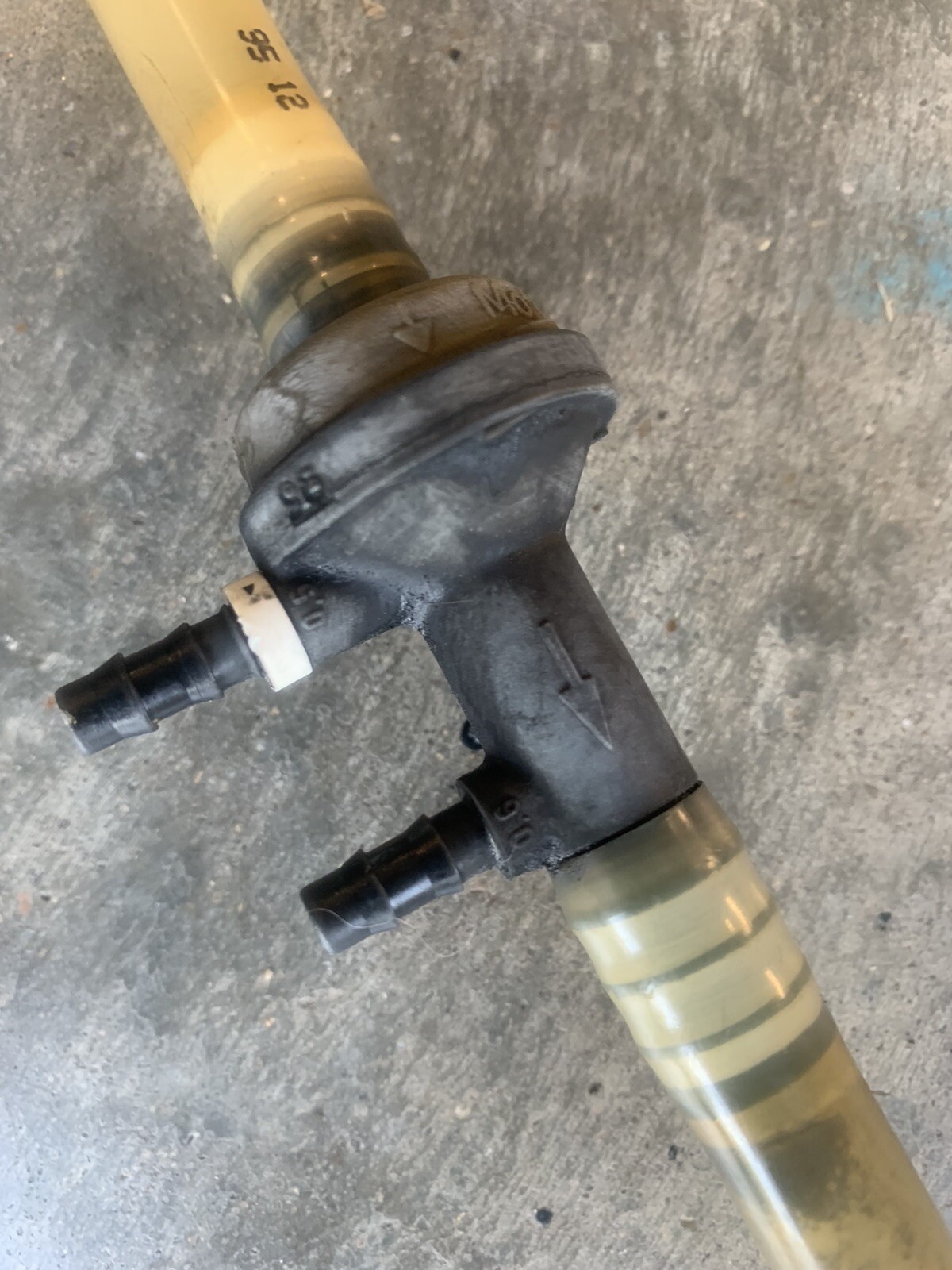 Mercedes W123 Turbo Brake Booster Vacuum Line Hose 300D 300TD 240 