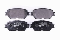 Hella 8DB 355 010-431 Bremsbelagsatz, Scheibenbremse FüR Toyota