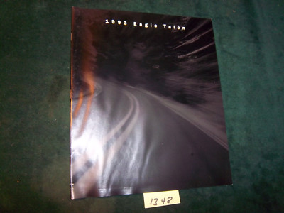 MINT 1993 EAGLE Talon Original Dealer Sales Brochure~ #1348