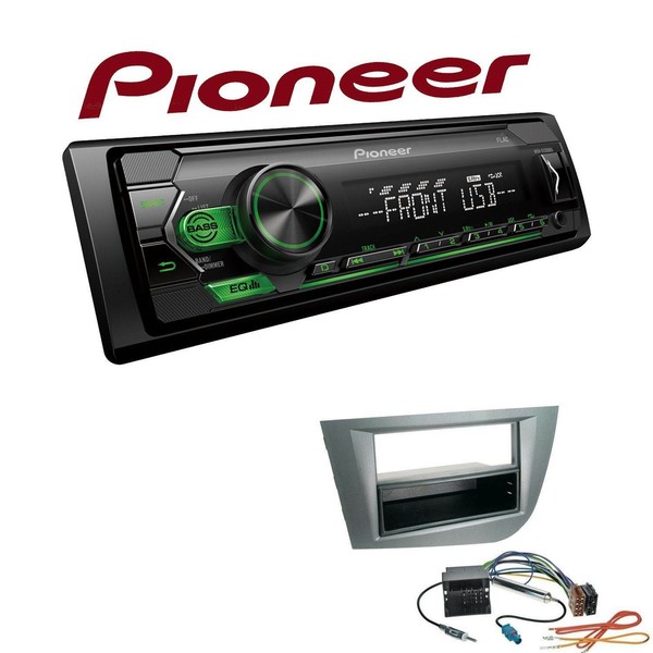 Pioneer Autoradio Android USB Mit Einbauset FüR Seat Leon 2005-2009 Anthrazit-image