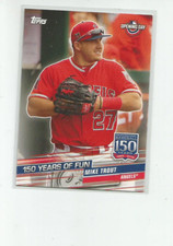 2019 TOPPS OPENING DAY 150 YEARS OF FUN #YOF25 MIKE TROUT