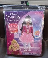 New Disney Licensed Princess Sleeping Beauty Dress Costume Size Medium M 8-10 