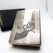 Colt Old Type S.A.A. Engraved Gun Pistol Zippo 1994 MIB Rare