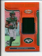 BREECE HALL 2022 CERTIFIED ORANGE NEW GENERATION ROOKIE JERSEY #131/249 BC7700