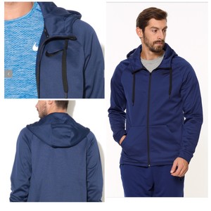 nike men's therma zip hoodie