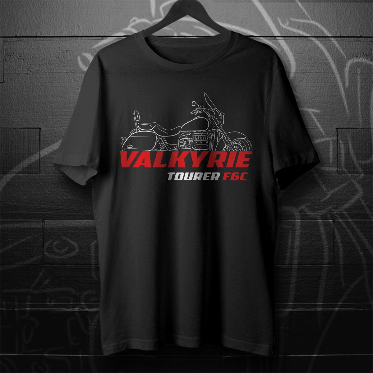 Honda F6C Valkyrie Tourer 1997-2003 Motorcycle T-Shirt for