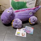 Stuffies Stomper The Dinosaur 24" Plush Stuffed Animal Pocket Storage Pillow NEW