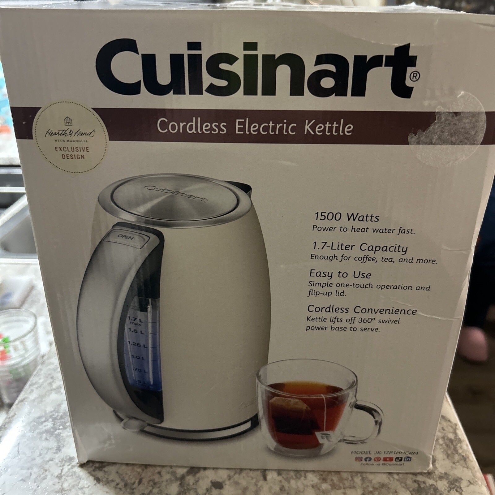 Cuisinart Cordless Electric Kettle - Hearth & Hand with Magnolia-image