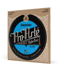 D'Addario EJ48 Pro-Arte Nylon 80/20 Bronze Hard Tension Classical Guitar Strings