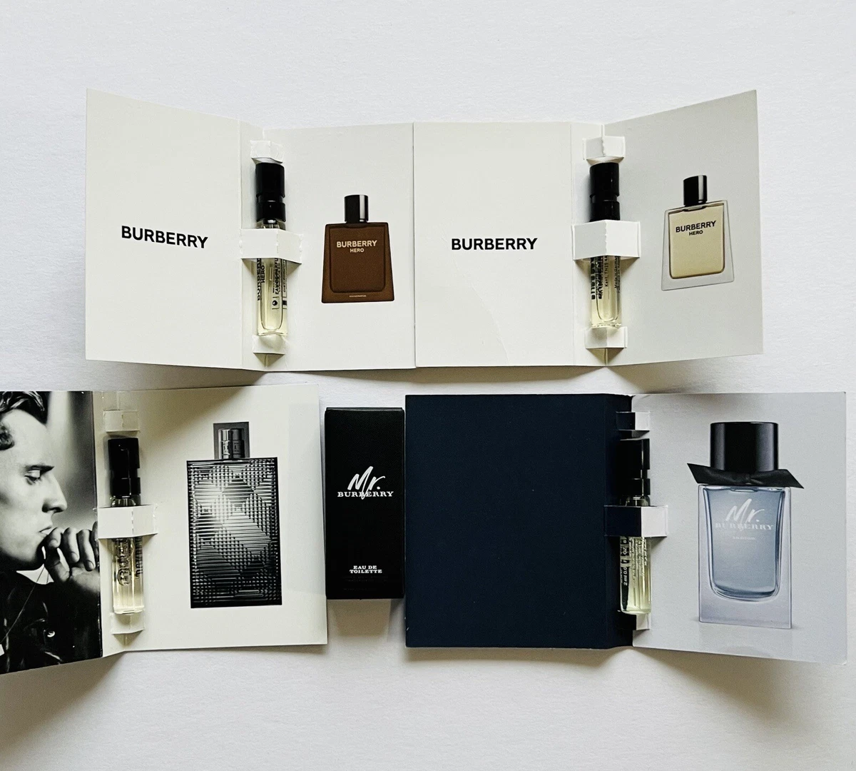 Burberry cologne sample clearance set