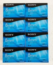 8 Sony 8mm 120 min MP Standard P6-120MPR Camcorder blank tape