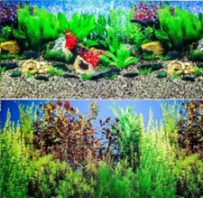 Aquarium Fish Tank Background 2 Sides - 2 to 10 FT Lengths