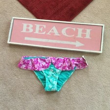 BP Bikini Swimsuit Bottom Juniors M Floral MY