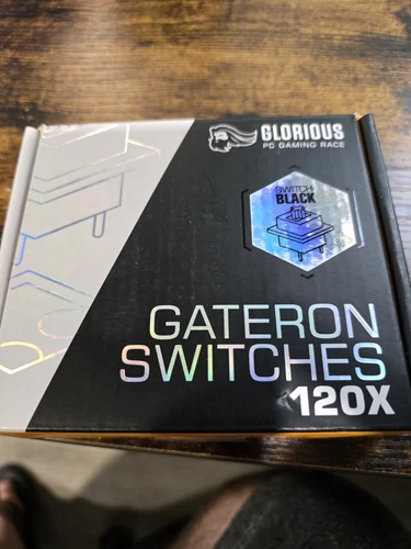 Glorious PC Gaming Race Gateron - Black Switches - Linear Silent 120 Pieces