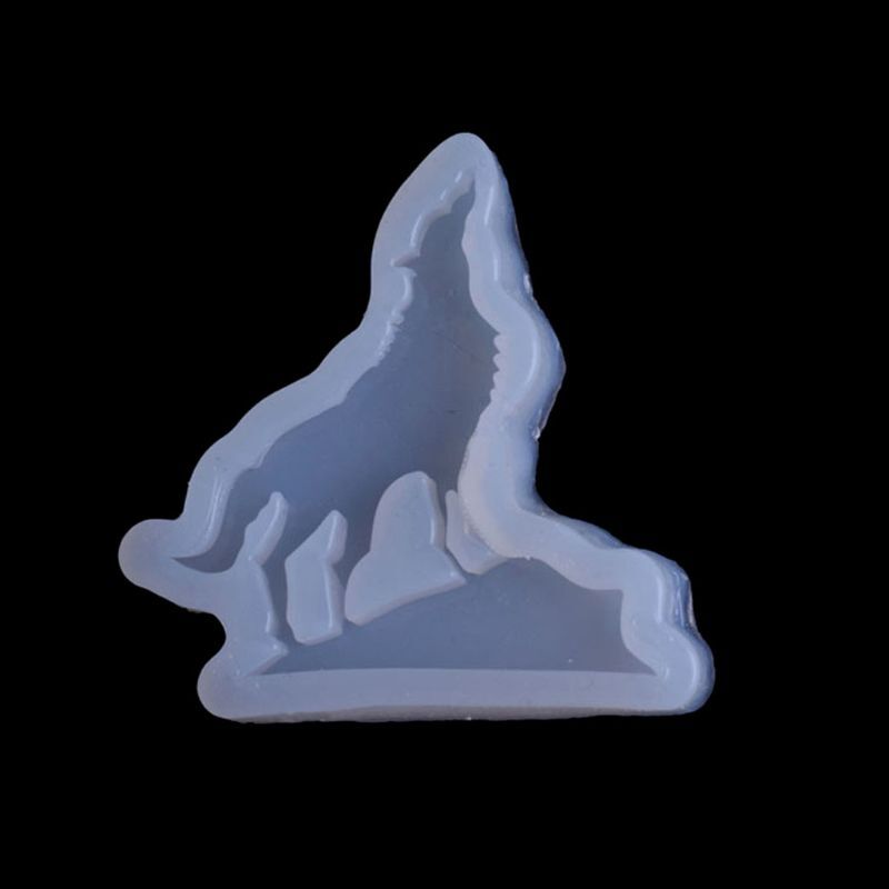 Wolf Key Resin Molds for Epoxy Silicone Keychains Ice Cream Letter Pendants