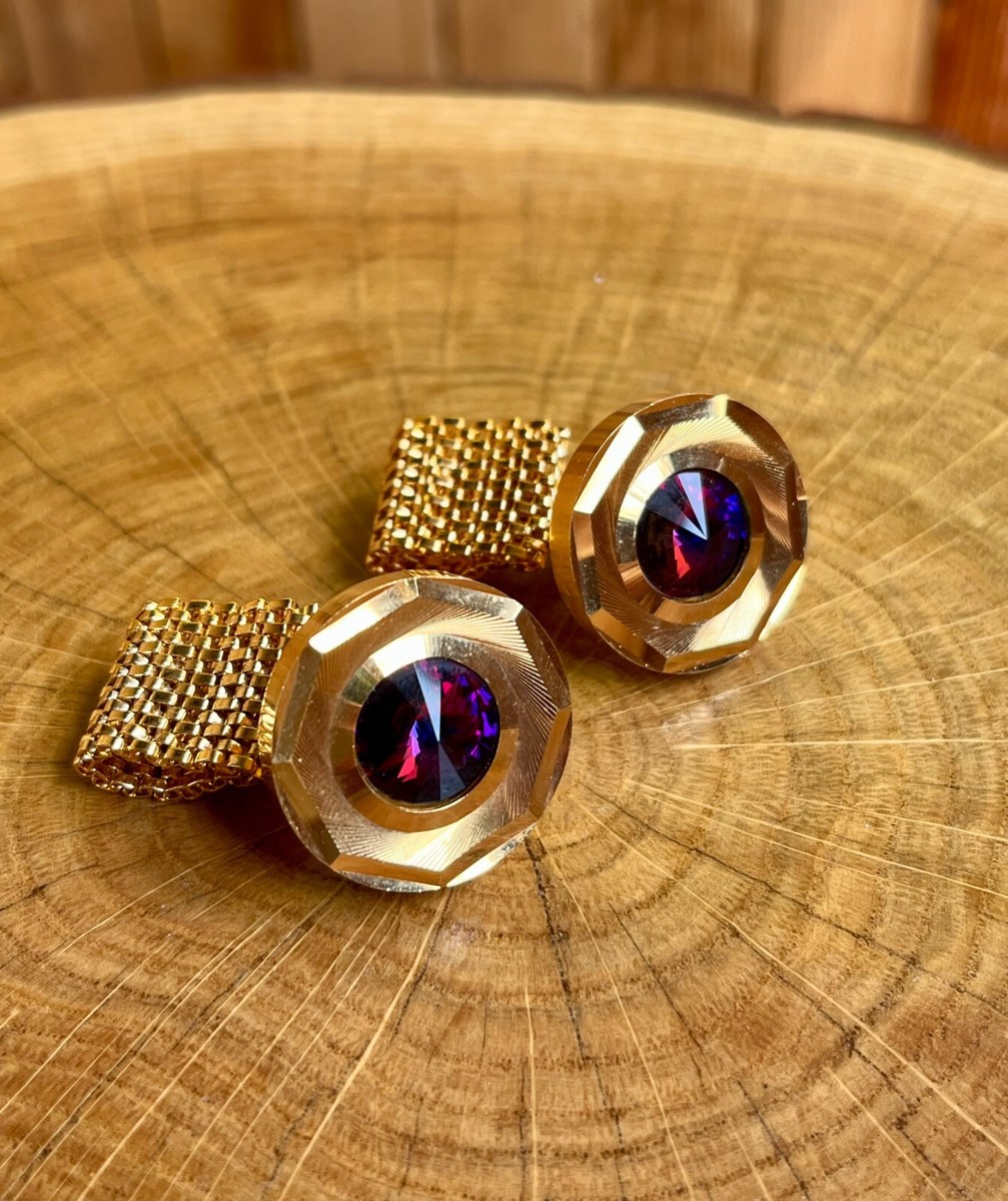 ゴールド　カフリンクス　ヴィンテージ VINTAGE MONARCH U.S.S.R. CUFFLINKS SOVIET MADE, GOLD PLATED | eBay