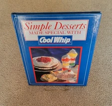 Vintage 1994 Hardcover "Simple Desserts Made Special With Cool Whip" Recipe Book