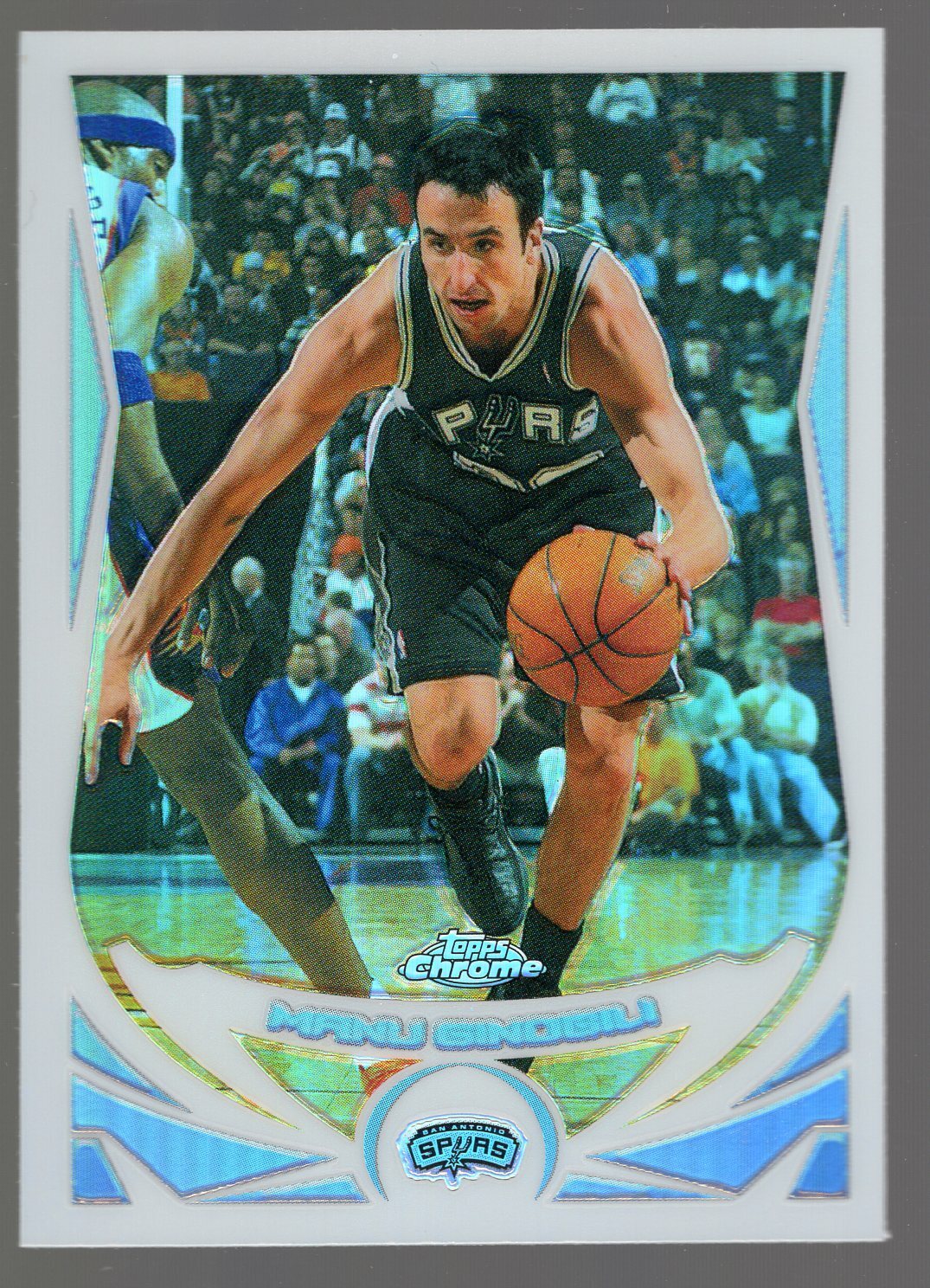 2004-05 TOPPS CHROME MANU GINOBILI REFRACTOR CARD #60 **NM-MT** SAN ANTONIO