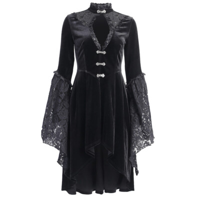 Punk & Gothic Cocktail Dress Vintage Dress Dress Masquerade Goth Girl Women's Halloween Halloween Prom Festival Dress Summer Punk & Gothic Cocktail Dress Vintage Dress Dress Masquerade Goth Girl Women's Halloween Halloween Prom Festival Dress Summer