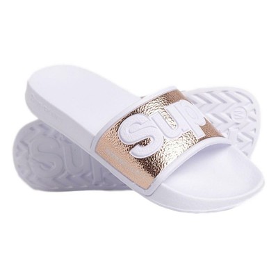 rose gold gucci slides