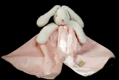 Bunnies By The Bay Lovey Pink Best Friends Indeed 2013  Baby Security Blanket