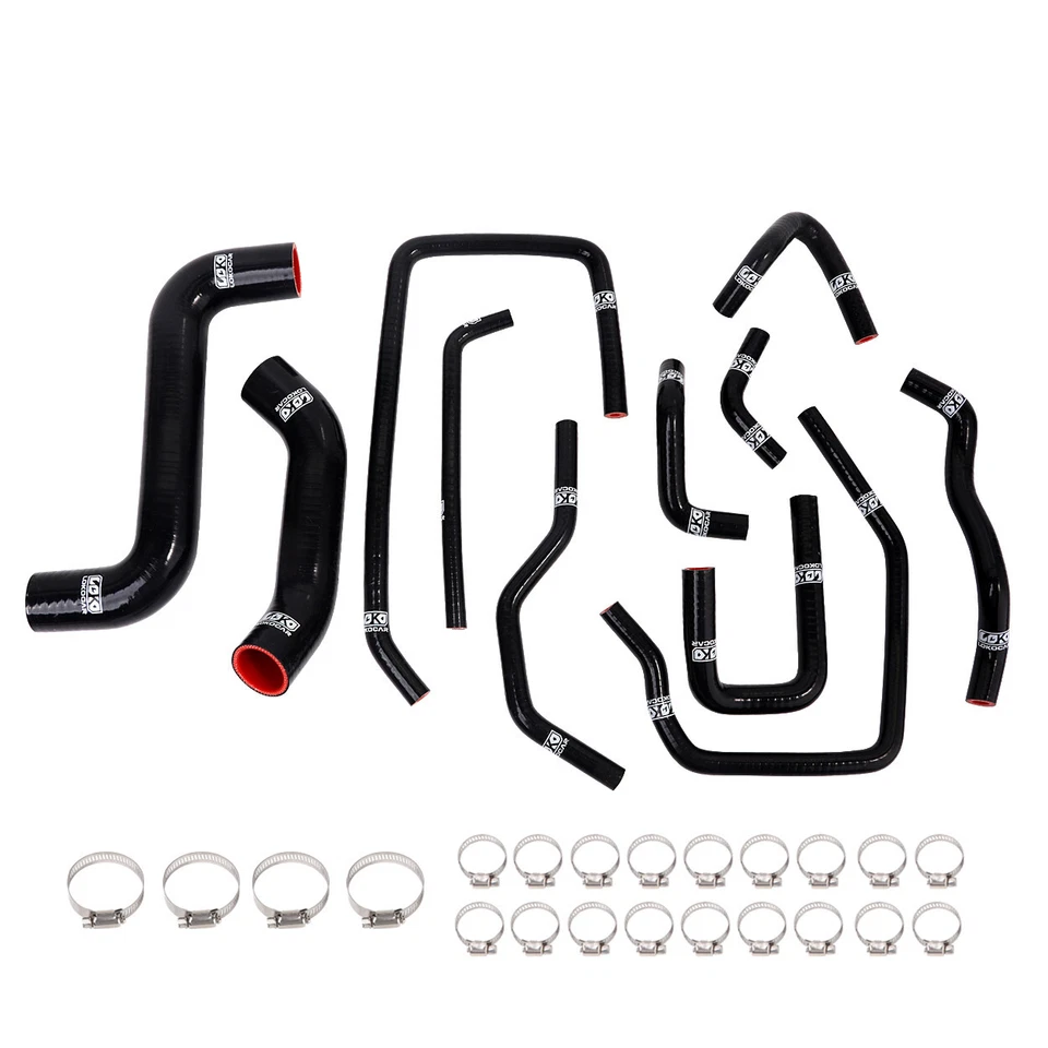 Silicone Radiator Hose Kit Fits For Subaru Impreza WRX/STI/GDA/GDB EJ207 02-06 - Image 2 of 4