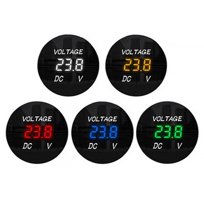 DC 12V-24V Auto Motorrad LED Voltmeter Panel Digital Voltage Volt Meter Display