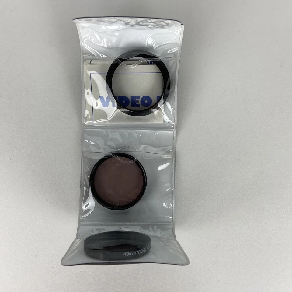 ROLEV Magi-Glas Photographic Filter Set 49mm Video Kit Clear FD ND .6 in Box - Image 4 of 4