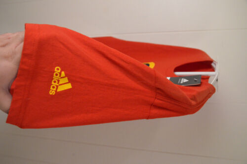 New Adidas Spain Espana National Soccer Team T-Shirt Kids XL Red Football - Picture 4 of 7