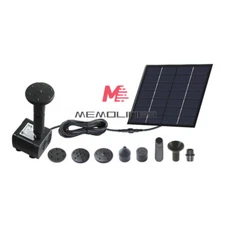 1.2W/1.4W Solar Powered Water Fountain Pool Pond Garden Pump Sprinkler Sprayer