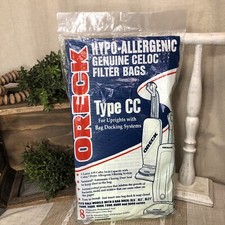 Pack of 8 Oreck, XL Type CC, Vacuum Cleaner Bags, CCPK8DW, 3 Layer, 630 Cubic In