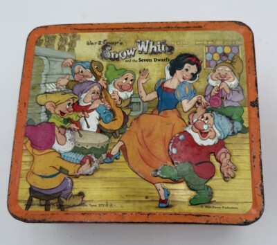 Snow White Metal Lunch Box with Thermos Aladdin Industries 1975 7
