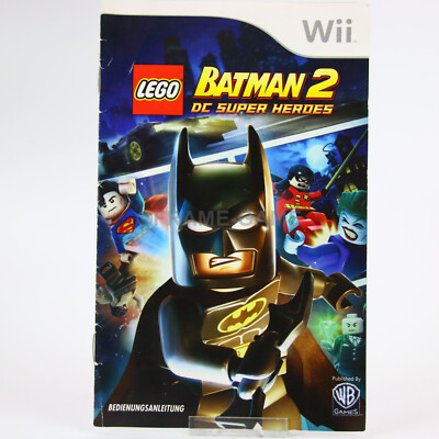 Nintendo WII Anleitung Handbuch LEGO Batman 2 DC Super Heroes KEIN SPIEL!!!!!!!