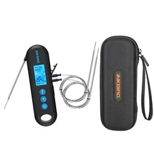 Inkbird Digital Meat Thermometer Bluetooth Kitchen Food Temp Gauge Carry Case UK
