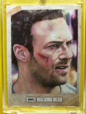 WALKING DEAD SKETCH CARD OF AARON BY CARLOS CABALEIRO ONE OF A KIND