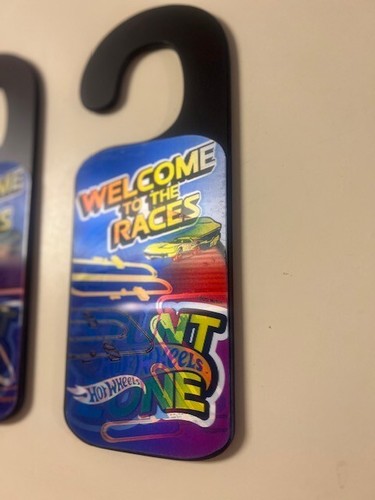 Style 3D Hot Wheels Car Picture Door Handle Sign with 3D at all Angles - Picture 17 of 20