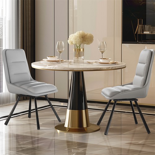 Set of 2 Kitchen Dining Chairs Modern Dinner Chair Padded Office Meeting Chairs - Picture 54 of 64