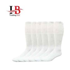 60 Pairs Wholesale Men's Tube Socks Over the Calf Size 9-15 10-15 13-16