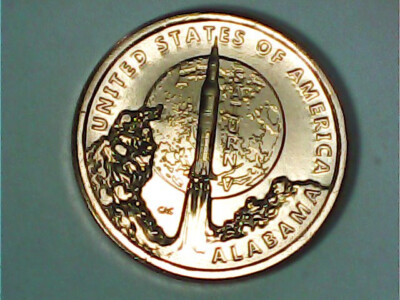 2024 P D American Innovation ALABAMA PD 2coins SATURN V ROCKET  On Hand 