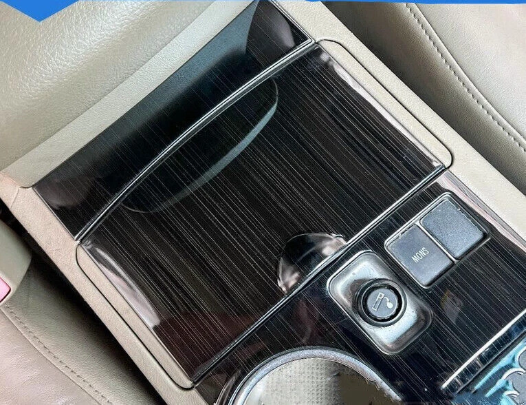 For Toyota Highlander 2008-13 Steel Central Console Gear Shift Panel Trim Cover - Image 4 of 4