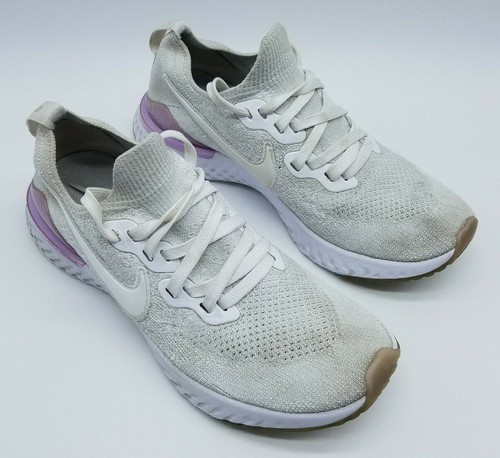 nike epic react white pink