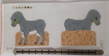 Canvas Connection Nativity Donkey 13 ct Needlepoint C-8 Canvas