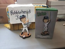 NIB 2015 CRAIG COUNSELL COLORADO SKY SOX BOBBLEHEAD SGA BREWERS 8/22/15