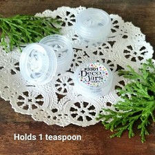 Sample JARS 50 Mini Container 1 tsp size 3301 Reusable    Decojars