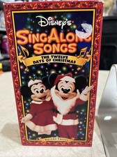 Disney's Sing Along Songs The Twelve Days Of Christmas (VHS 1994) Tested