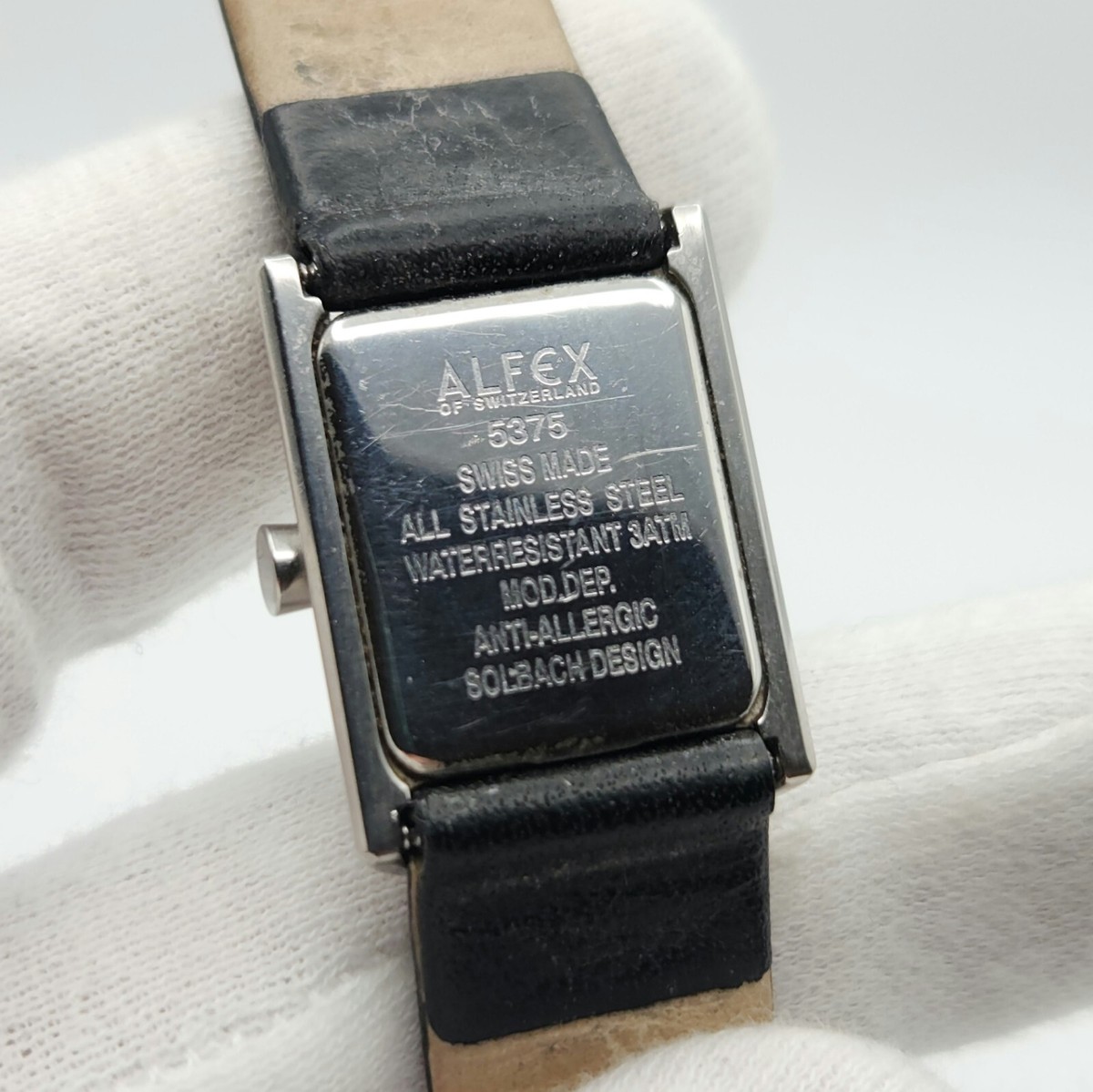 Alfex Ladies Small Stainless Steel Case Anti-Allergic Swiss