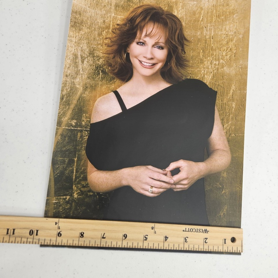Reba Mcentire Color Photo Print 14"x9.5" Black Top Professional Inkjet