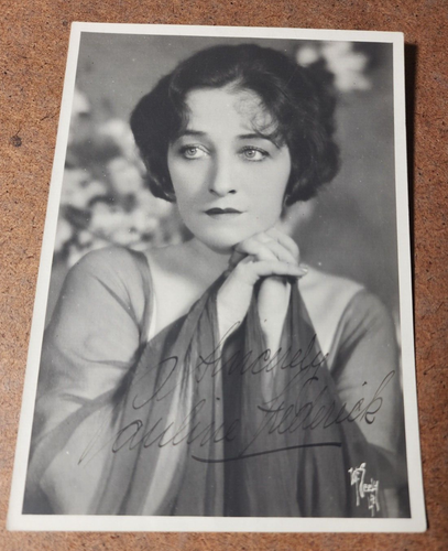 PAULINE FREDERICK - FOTO FIRMATA - attrice di film muto hollywoodiani - Foto 4 di 6