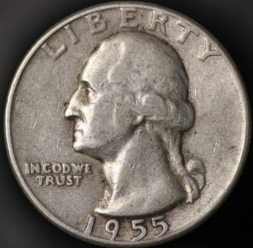 1955 Washington Quarter  AU